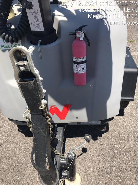 2019 Wacker Neuson LTV6L-MH Wacker Neuson LTV6L Mobile Light Tower w/Fuel Level Sensor Installed