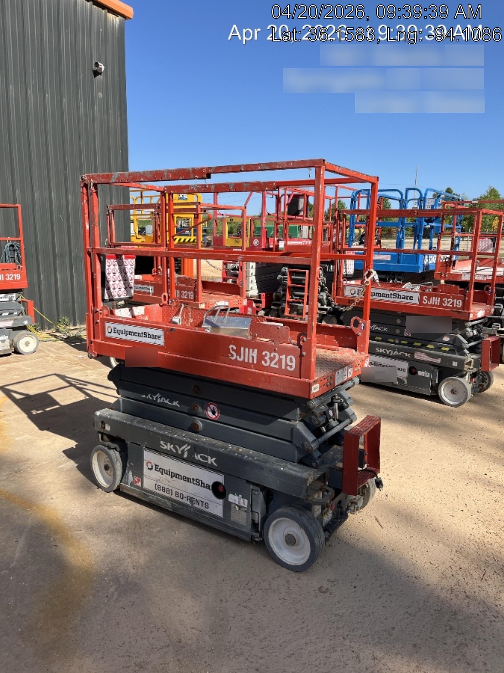 2019 Skyjack SJIII-3219 Standard w/Trojan Batteries