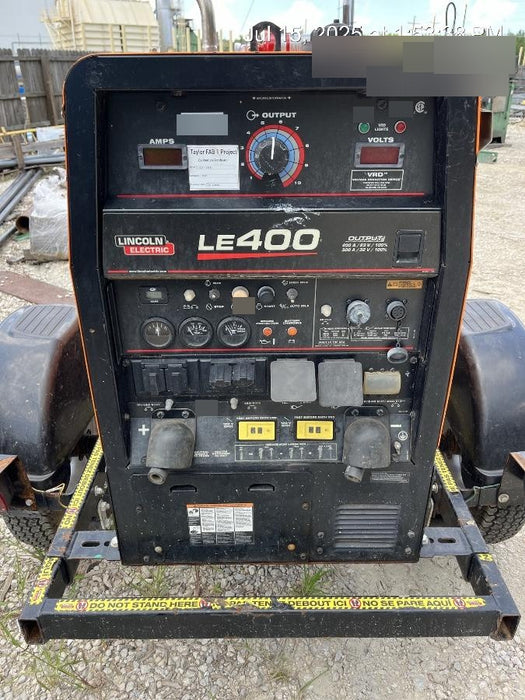 2022 Lincoln Electric LE400 Kubota V1505, Trlr, Cable Rack, Light Kit, ES Decals, T3