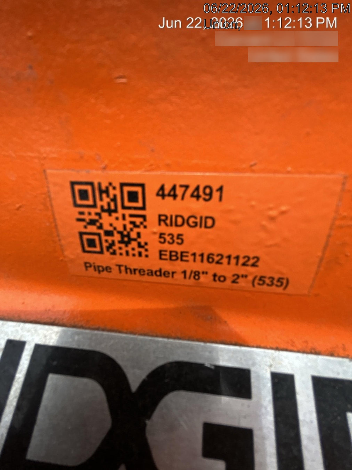2024 RIDGID 535