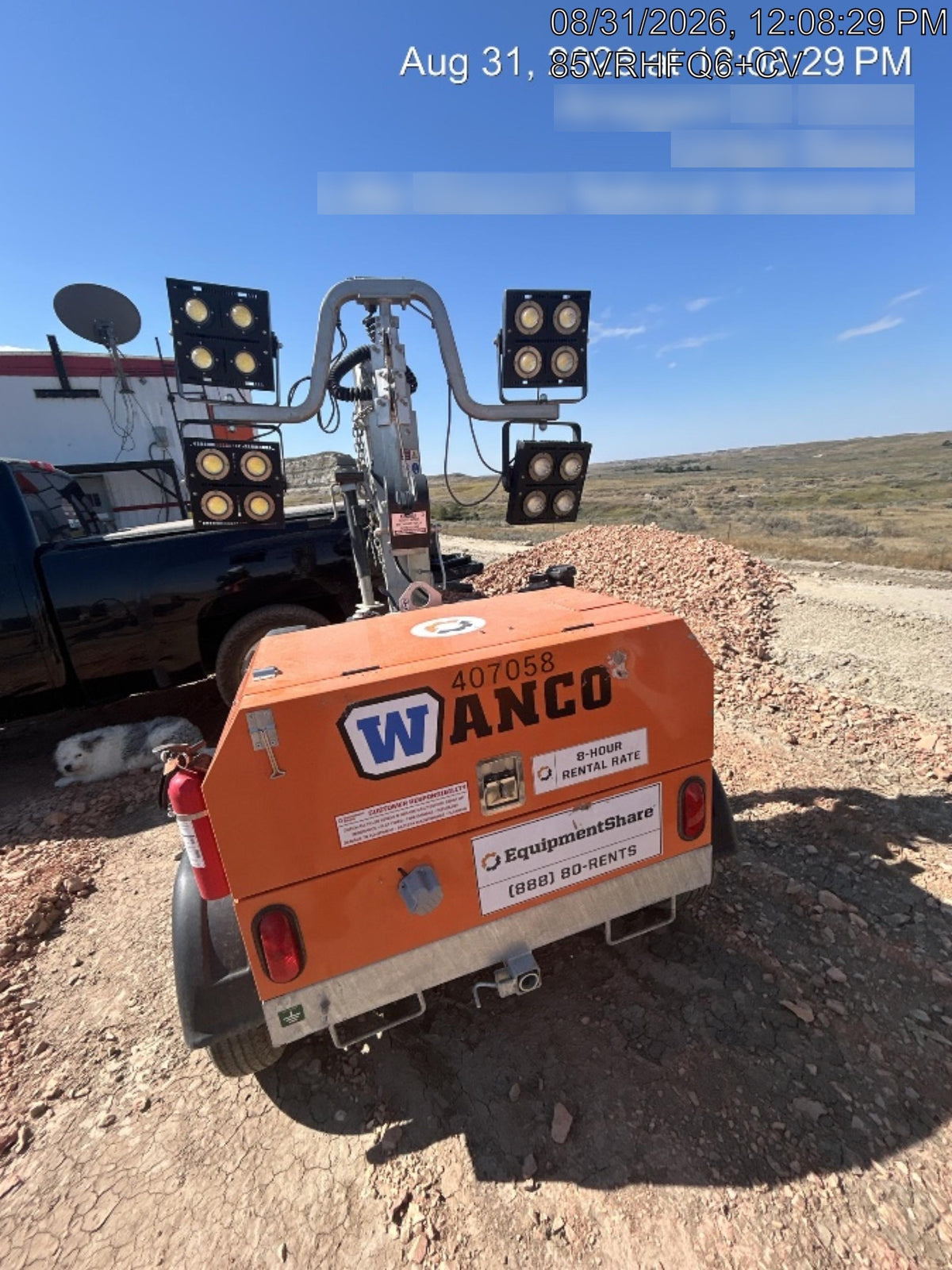 2024 Wanco WLTT-4MM4K Diesel, Deep Sea Controller, Shore Power Plug, Auto Start, (4) 350W LED Floodlights, 4kW Generator, 60 Gal Fuel Tank, 2" Ball, T3