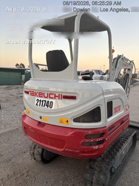 2022 TAKEUCHI TB230R