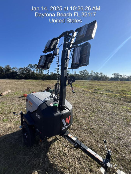 2024 Wacker Neuson LTT4 Diesel, Kohler KDW702, Deep Sea Controller, Auto Start, LED 320W, Bypass Outlet, T3