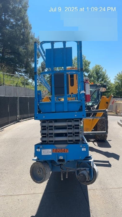 2020 Genie GS-1930 Solid Non Marking Tires, Beacon, Folding rails with half height swing gate, 800W Inverter