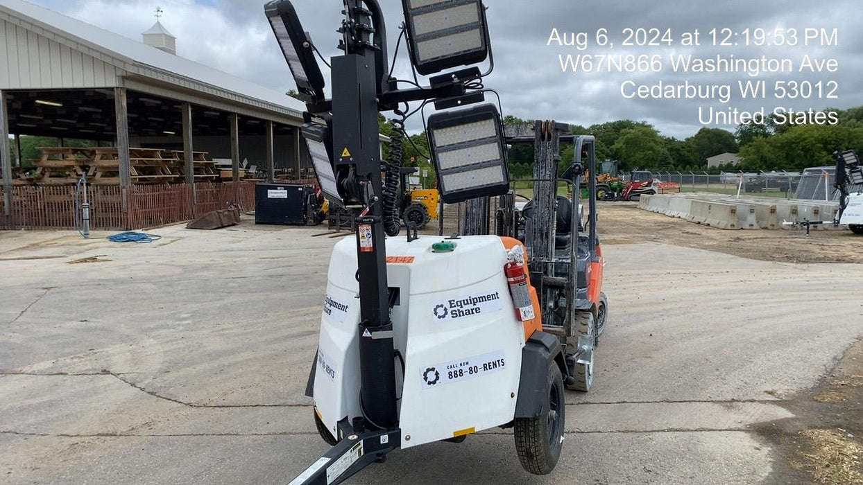 2024 Generac MLT2 Diesel, Flex Switch 120V Input, Powerzone Controller, 
(4) 320W LED Lights, 4kW Generator, 39.9 Gal Fuel Tank, 2" Ball, T3