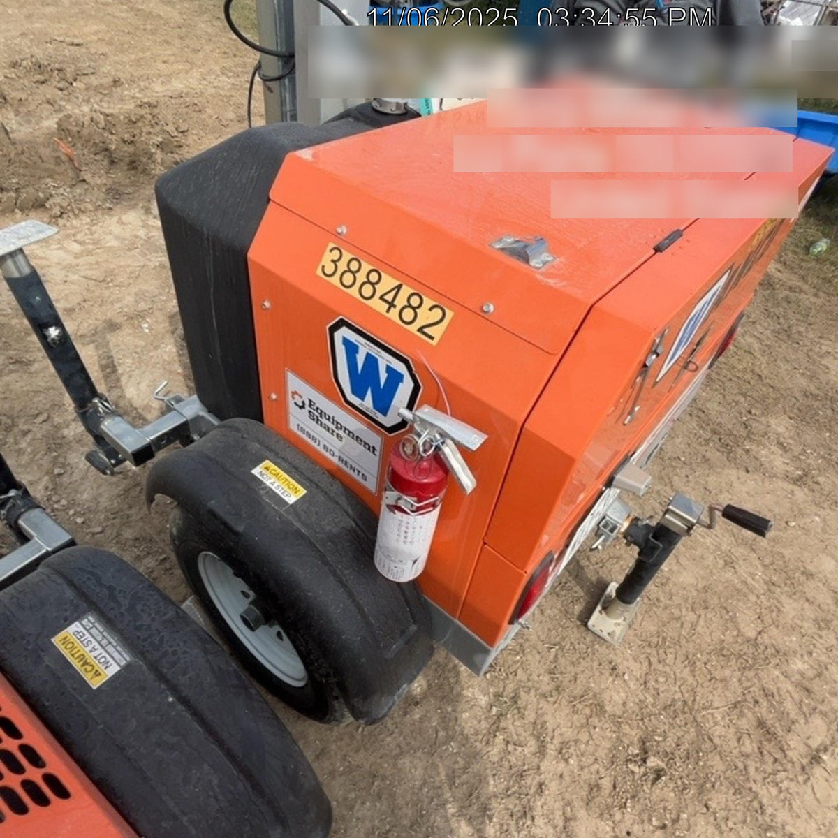 2024 Wanco WLTT-4MM4K Diesel, Deep Sea Controller, Shore Power Plug, Auto Start, (4) 350W LED Floodlights, 4kW Generator, 60 Gal Fuel Tank, 2" Ball, T3