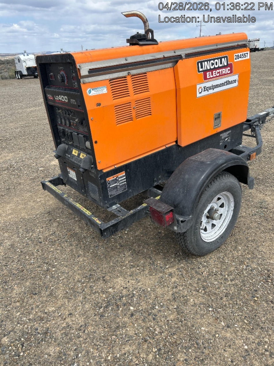 2022 Lincoln Electric LE400 Kubota V1505, Trlr, Cable Rack, Light Kit, ES Decals, T3