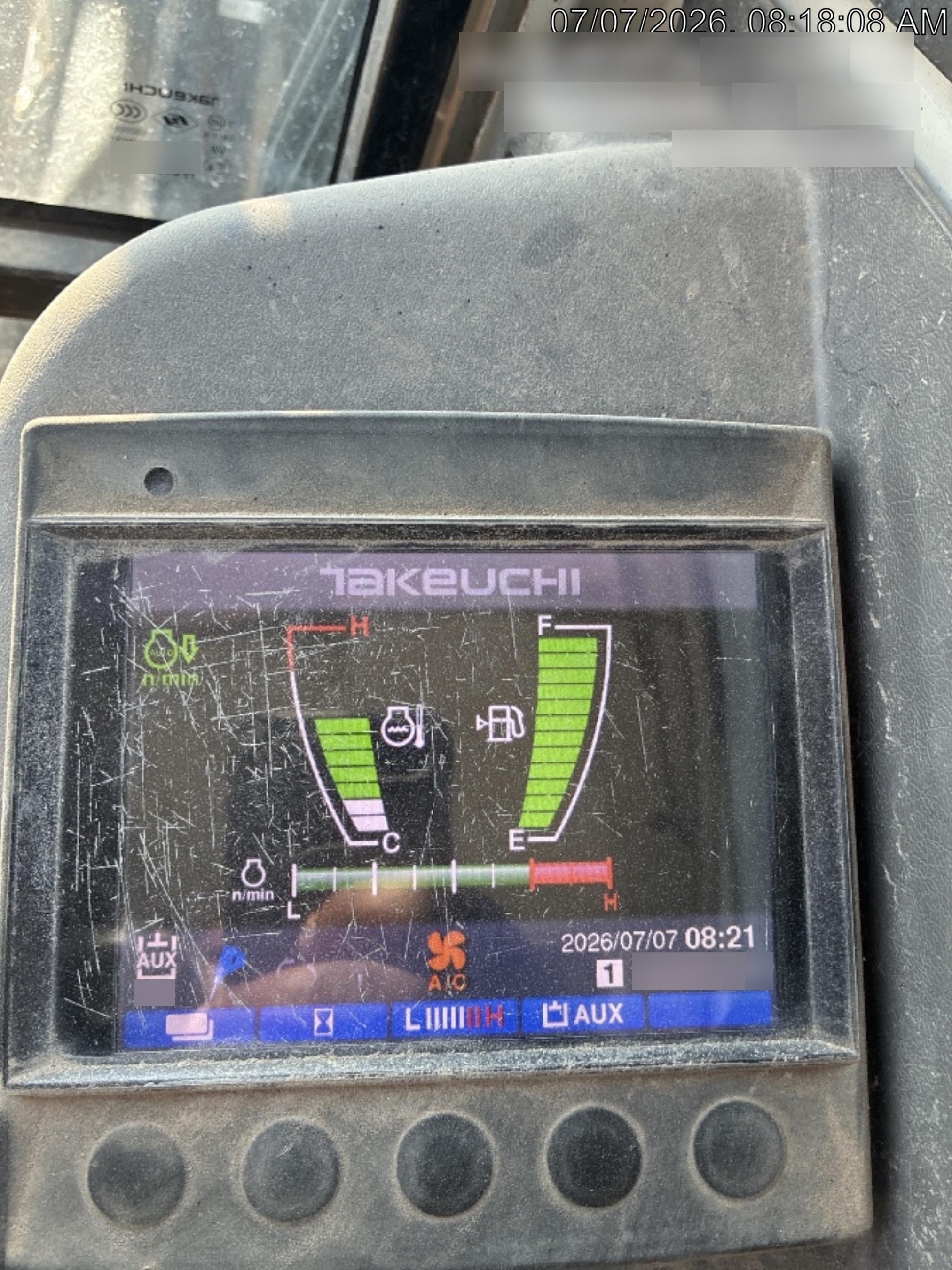 2021 TAKEUCHI TB250-2C