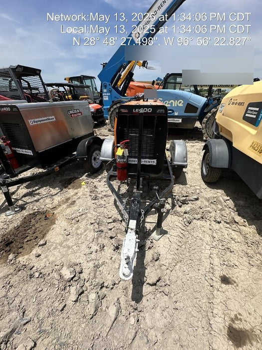 2022 Lincoln Electric LE400 Kubota V1505, Trlr, Cable Rack, Light Kit, ES Decals, T3