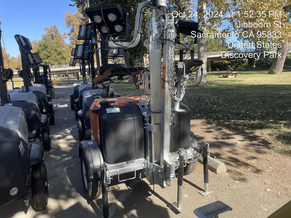 2024 Wanco WLTT-4MM4K Diesel, Deep Sea Controller, Shore Power Plug, Auto Start, (4) 350W LED Floodlights, 4kW Generator, 60 Gal Fuel Tank, 2" Ball, T3