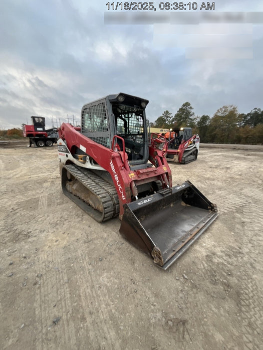 2019 Takeuchi TL12V2C Cab/Heat/AC, Back-up Alarm, Hydraulic QC w/80" HD Tooth Bucket