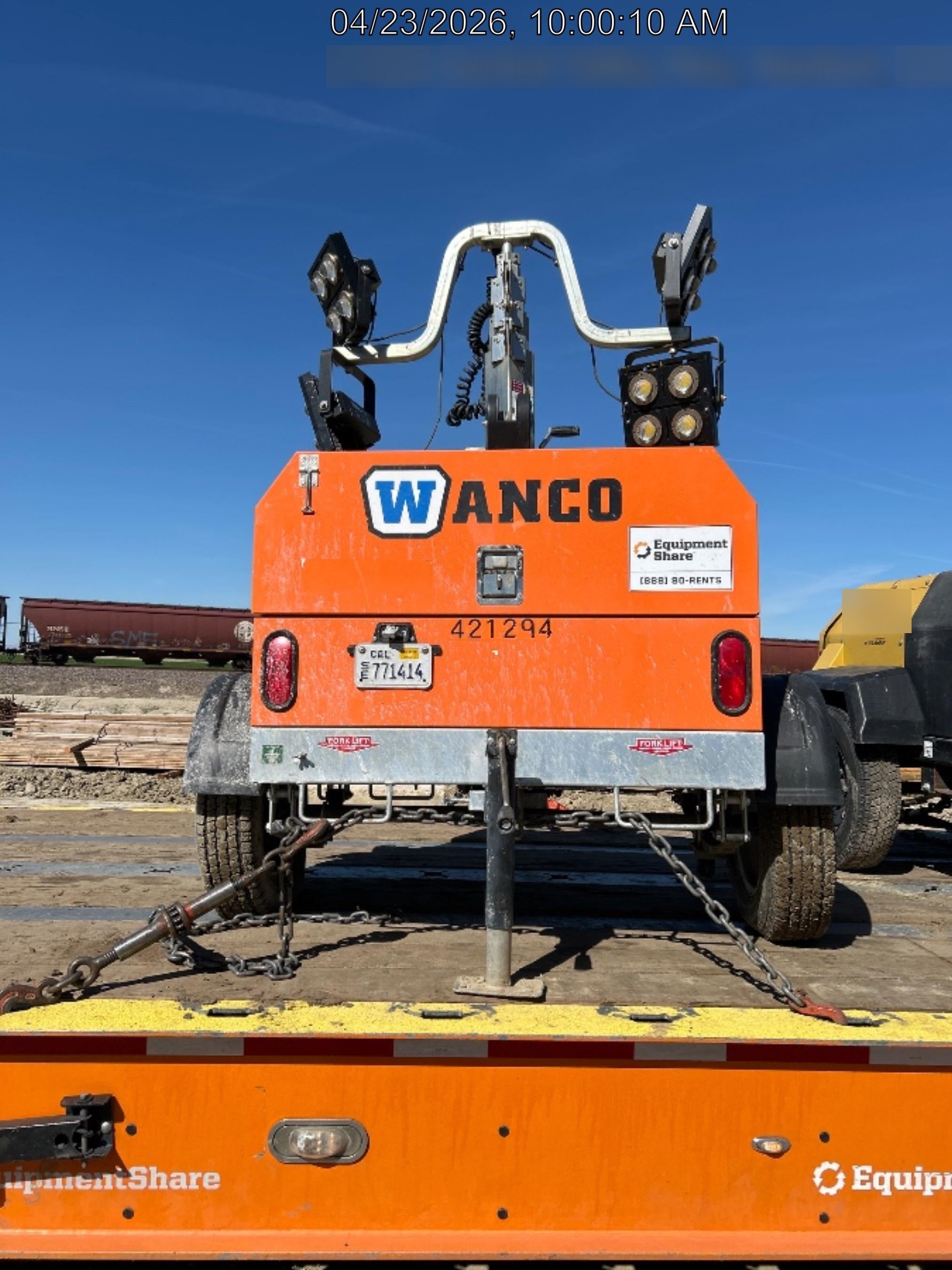 2024 Wanco WLTT-4MM4K Diesel, Deep Sea Controller, Shore Power Plug, Auto Start, (4) 350W LED Floodlights, 4kW Generator, 60 Gal Fuel Tank, 2" Ball, T3