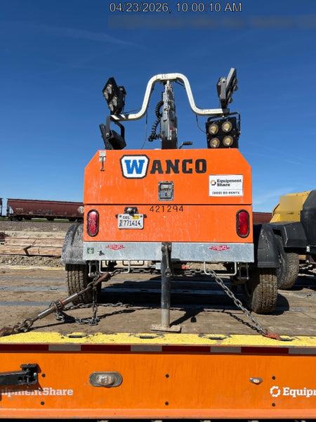 2024 Wanco WLTT-4MM4K Diesel, Deep Sea Controller, Shore Power Plug, Auto Start, (4) 350W LED Floodlights, 4kW Generator, 60 Gal Fuel Tank, 2" Ball, T3
