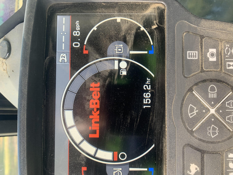 2020 Link-Belt 80X3EX 7'2" ARM, 17.7" rubber tracks, Multi function aux hydraulics