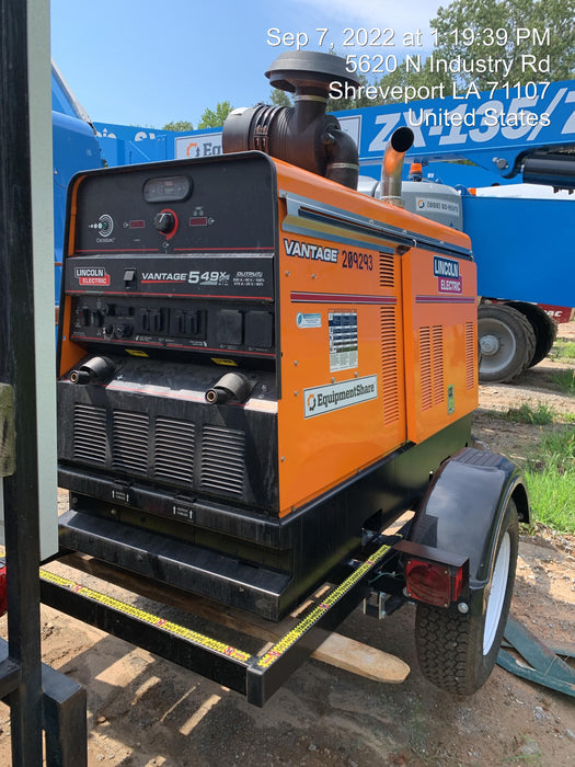 2022 Lincoln Electric Vantage 549X VANTAGE 549X READY-PAK 3