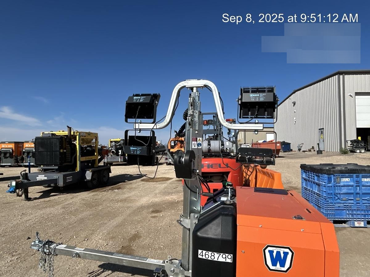 2024 Wanco WLTT-4MM4K Diesel, Deep Sea Controller, Shore Power Plug, Auto Start, (4) 350W LED Floodlights, 4kW Generator, 60 Gal Fuel Tank, 2" Ball, T3