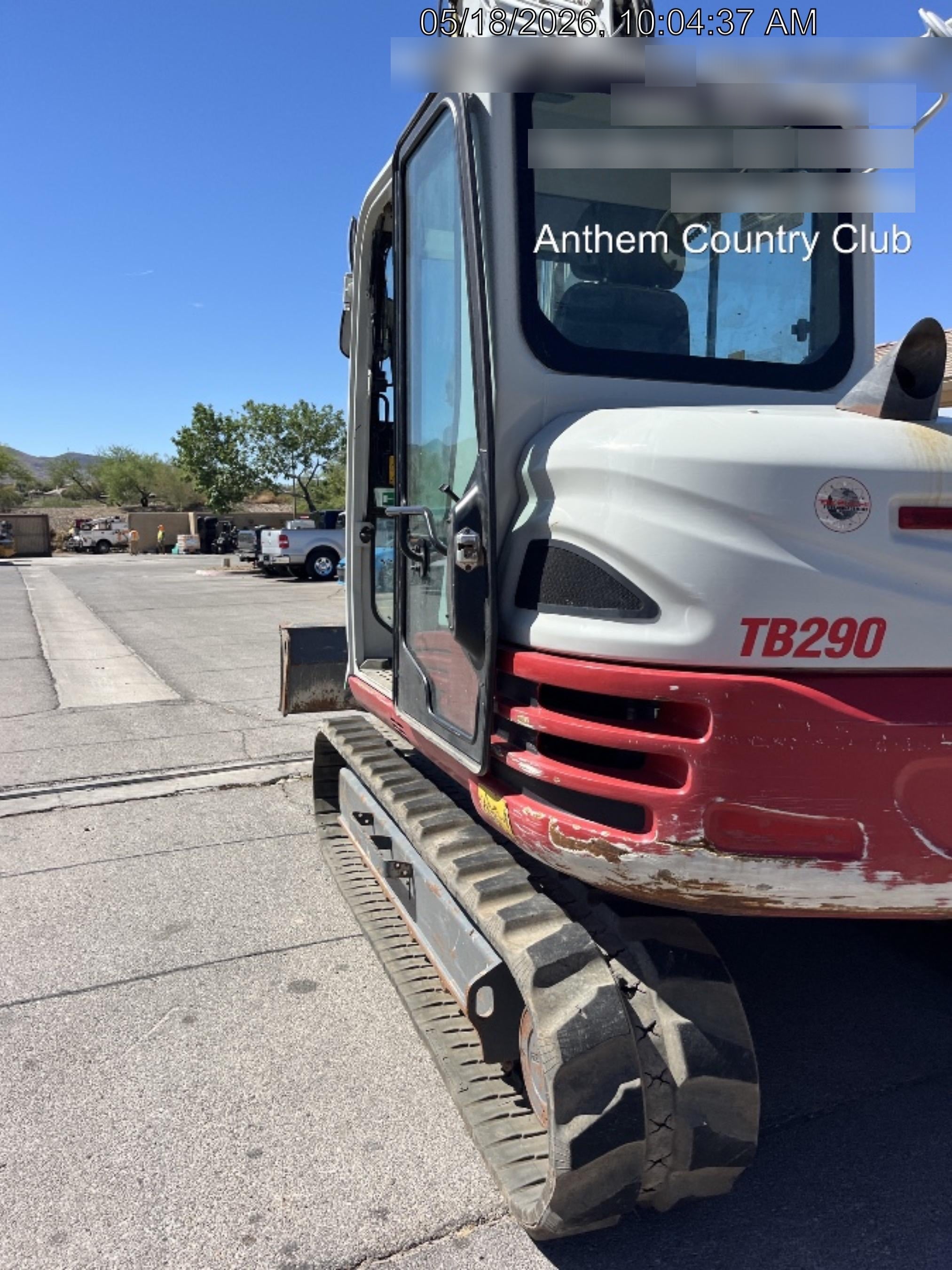 2020 Takeuchi TB290C Cab/Heat/Air, Rubber Tracks, Manual TAG QC