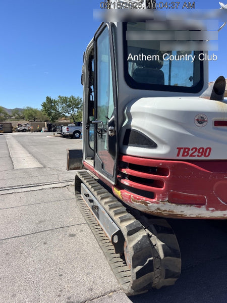 2020 Takeuchi TB290C Cab/Heat/Air, Rubber Tracks, Manual TAG QC
