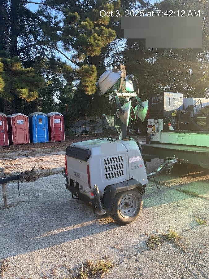 2019 Wacker Neuson LTV6L-MH Wacker Neuson LTV6L Mobile Light Tower w/Fuel Level Sensor Installed