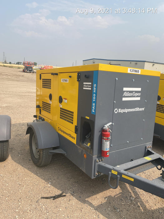 2021 ATLAS COPCO PAS 100 HF CS Enclosed