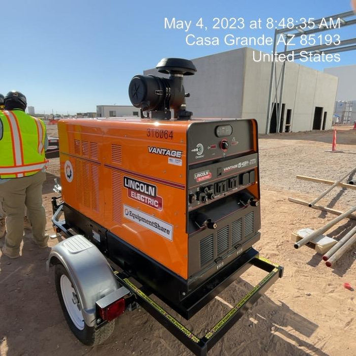 2023 Lincoln Electric Vantage 549X Crosslink Technology, Trailer Mounted, ES Decals, T3