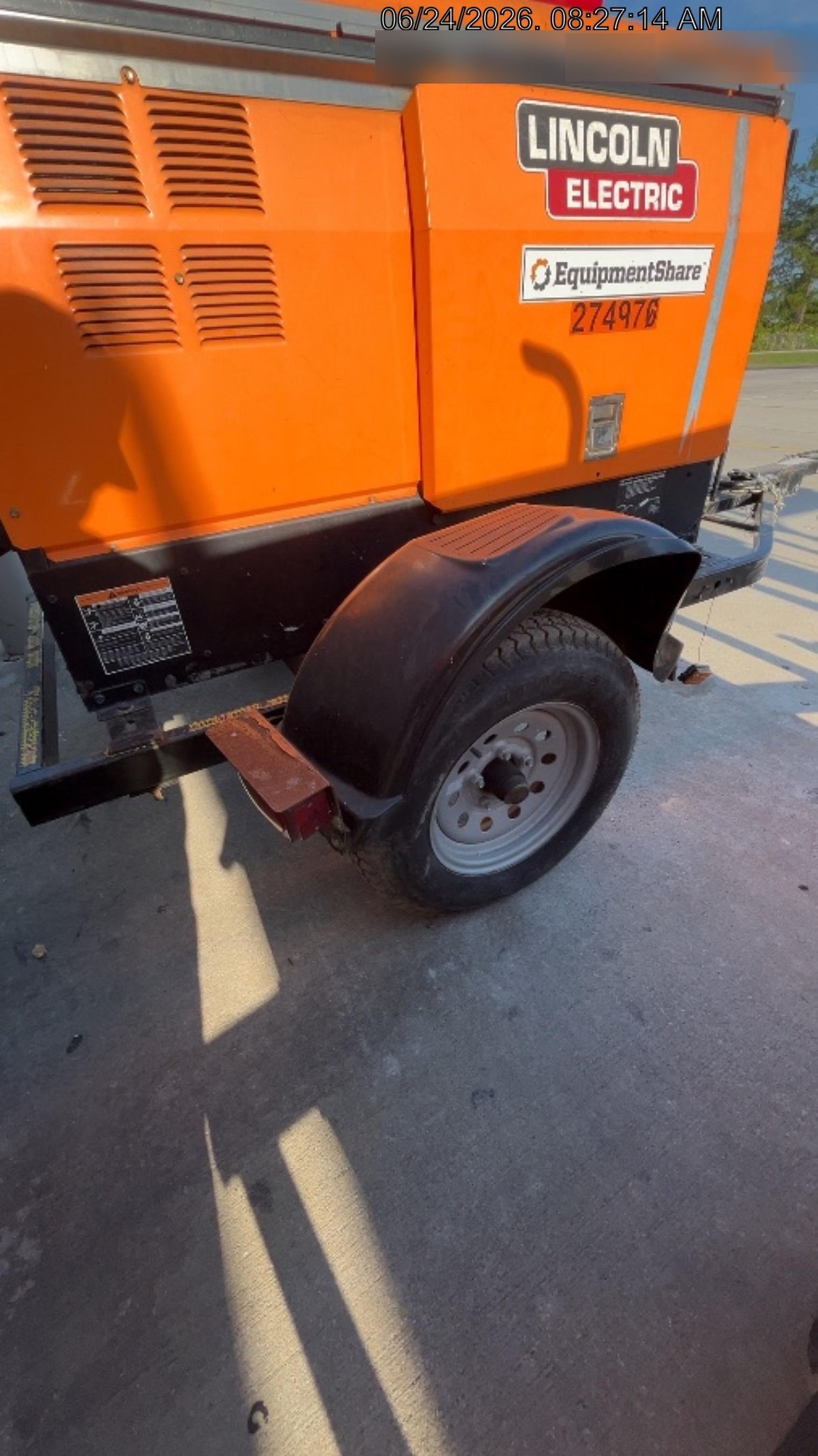 2022 Lincoln Electric LE400 Kubota V1505, Trlr, Cable Rack, Light Kit, ES Decals, T3