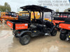 2021 Kubota RTV-X1140W-H Plastic Canopy, Windshield Acrylic Clear, LED Strobe Light, Wire Harness Kit, Back up Alarm