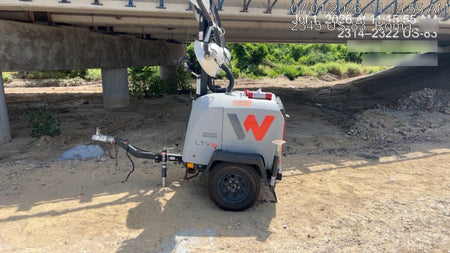 2019 Wacker Neuson LTV6L-MH Mobile Light Tower w/Fuel Level Sensor Installed