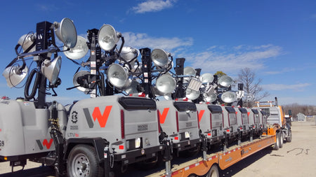 2018 Wacker Neuson LTV6L-MH Wacker Neuson LTV6L Mobile Light Tower w/Fuel Level Sensor Installed