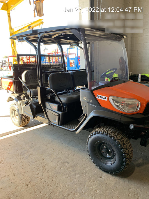 2022 Kubota RTV-X1140W-H Plastic Canopy, Windshield Acrylic Clear, LED Strobe Light, Wire Harness Kit, Back up Alarm