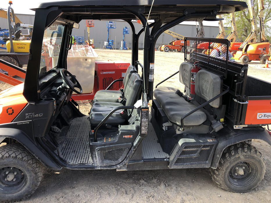 2019 Kubota RTV-X1140W-H 4wd Utility Cart, LED Strobe, Windshield Tempered Glass, Plastic Canopy, Wire Harness Kit, Backup Alarm