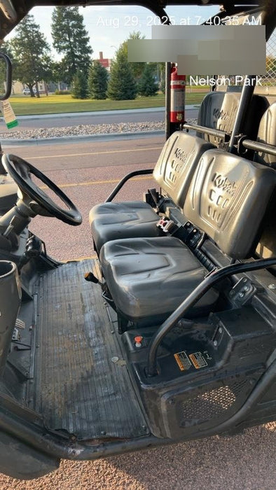 2022 Kubota RTV-X1140W-H Plastic Canopy, Windshield Acrylic Clear, LED Strobe Light, Wire Harness Kit, Back up Alarm