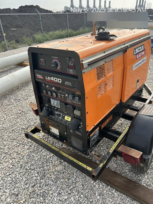 2022 Lincoln Electric LE400 Kubota V1505, Trlr, Cable Rack, Light Kit, ES Decals, T3