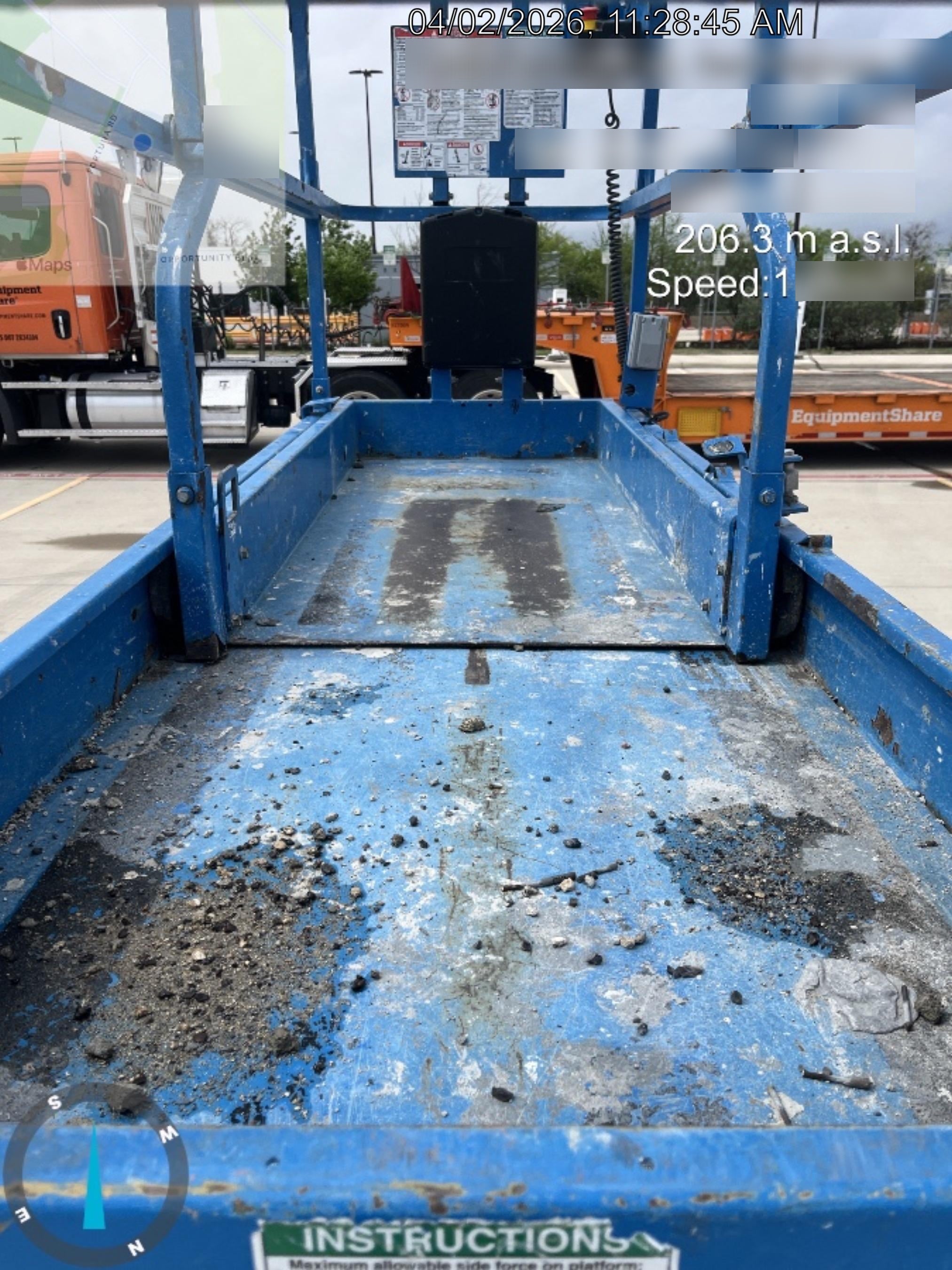 2018 Genie GS-3232 Genie GS3232 Lift w/Folding Rails and Swing Gate