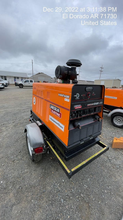 2022 Lincoln Electric Vantage 549X Crosslink Technology, Trailer Mounted, ES Decals, T3