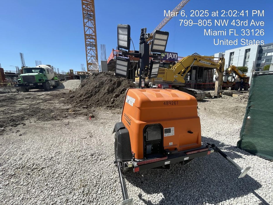 2025 Generac MLTS-4 Diesel, Mitsubishi L2E, 7.1 hp @1800 rpm, Flex Switch 120V Input, Powerzone Controller, (4) 320W LED Lights, 4kW Generator, 39.9 Gal Fuel Tank, 2" Ball, T3, ES Decals