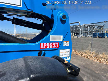 2019 Genie GTH-636 Canopy, Solid RT Tires, LED Work Lights, Beacon 60" QA Carriage, 48" Forks