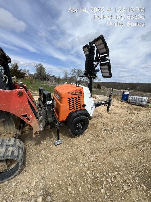 2024 Generac MLT2 Diesel, Flex Switch 120V Input, Powerzone Controller, 
(4) 320W LED Lights, 4kW Generator, 39.9 Gal Fuel Tank, 2" Ball, T3