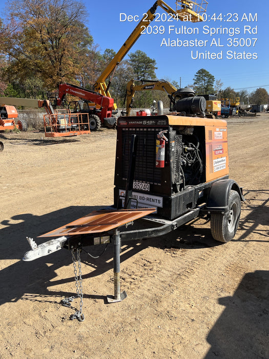 2021 Lincoln Electric Vantage 549X Ready Pak 3, ORANGE (includes trailer, cable rack, fender light kit)