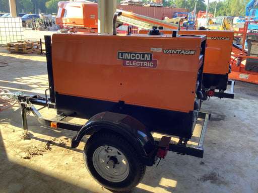 2021 Lincoln Electric Vantage 322 Vantage 322 Ready Pak 3 w/ Decals, ORANGE (includes trailer, cable rack, fender light kit) NO Telematics