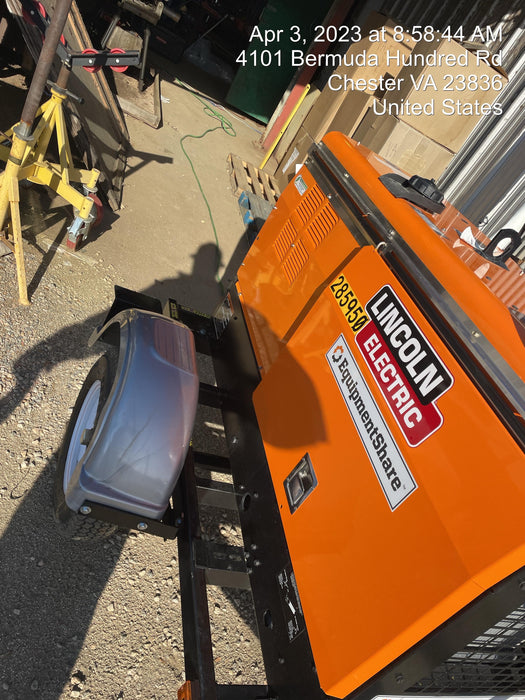 2022 Lincoln Electric LE400 Kubota V1505, Trlr, Cable Rack, Light Kit, ES Decals, T3