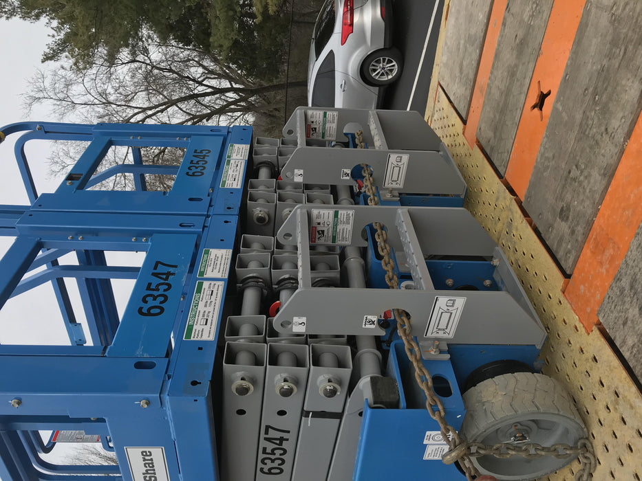 2020 Genie GS-1930 Solid Non Marking Tires, Beacon, Folding rails with half height swing gate