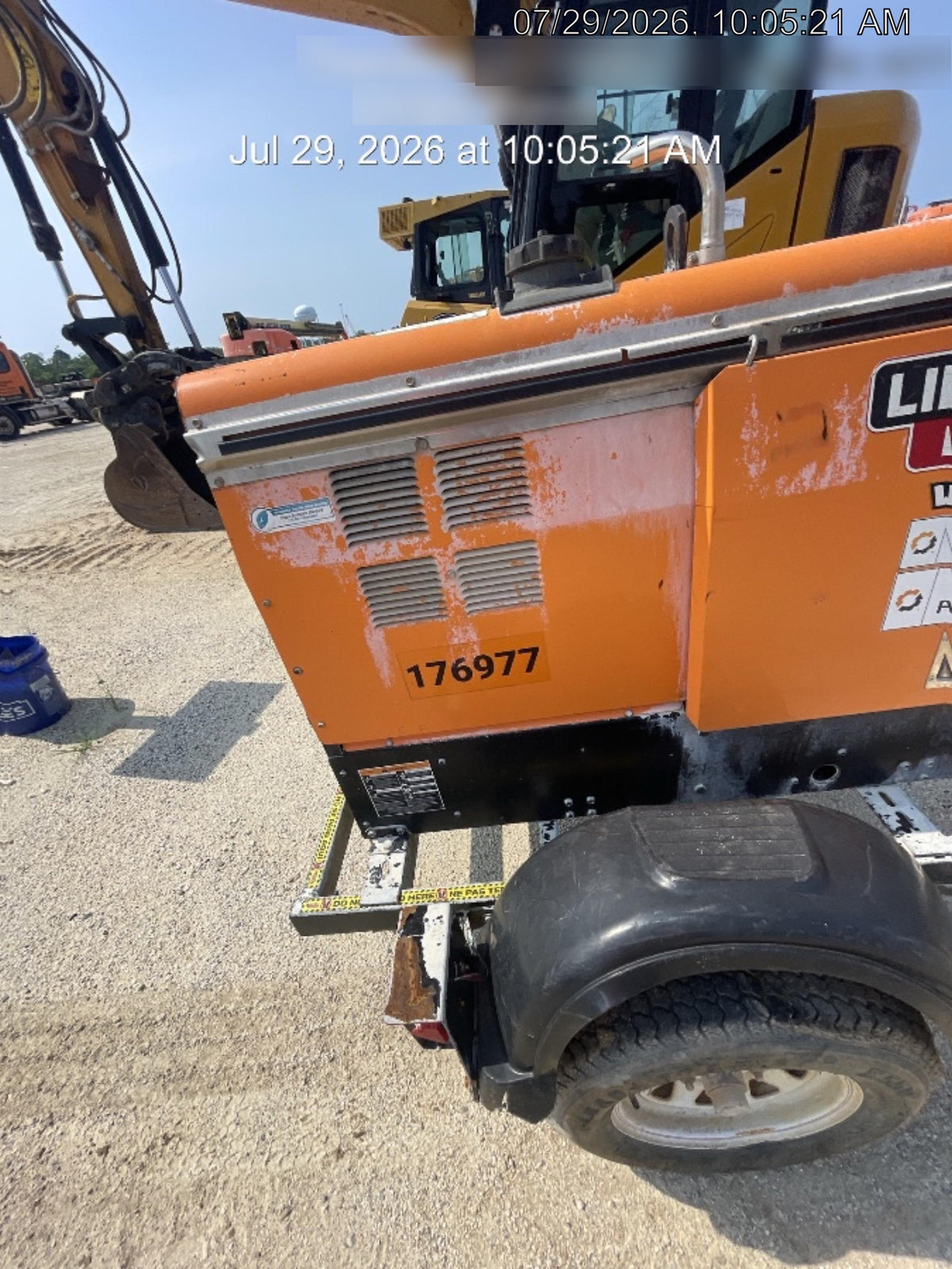 2021 Lincoln Electric Vantage 322 Vantage 322 Ready Pak 3 w/ Decals, ORANGE (includes trailer, cable rack, fender light kit) NO Telematics
