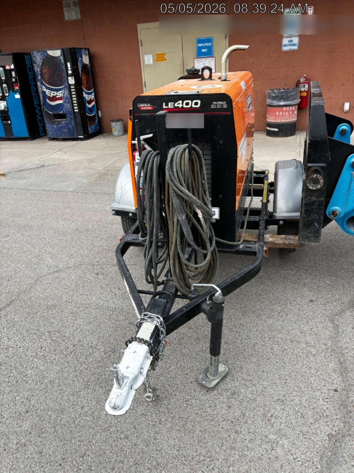 2023 Lincoln Electric LE400 Kubota V1505, Trlr, Cable Rack, Light Kit, ES Decals, T3