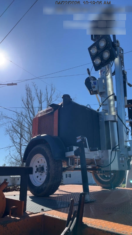 2024 Wanco WLTT-4MM4K Diesel, Deep Sea Controller, Shore Power Plug, Auto Start, (4) 350W LED Floodlights, 4kW Generator, 60 Gal Fuel Tank, 2" Ball, T3