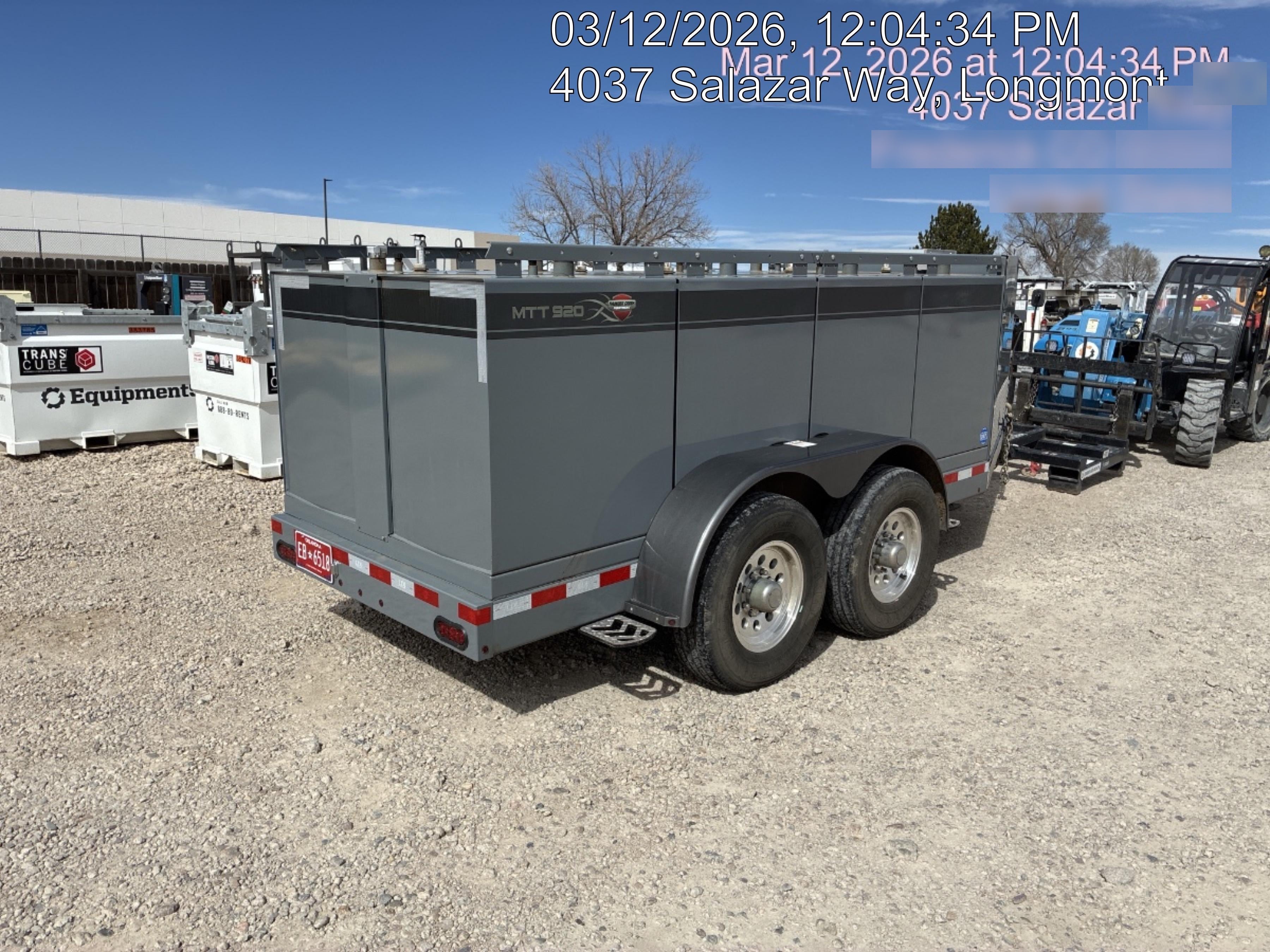 2025 THUNDER CREEK MTT920 - Hazmat not required