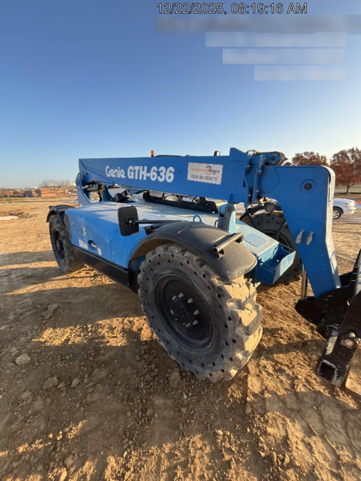 2018 Genie GTH-636 GTH-636 w/Open ROPS, Solid Tires, beacon/work lights, 48" carriage/forks