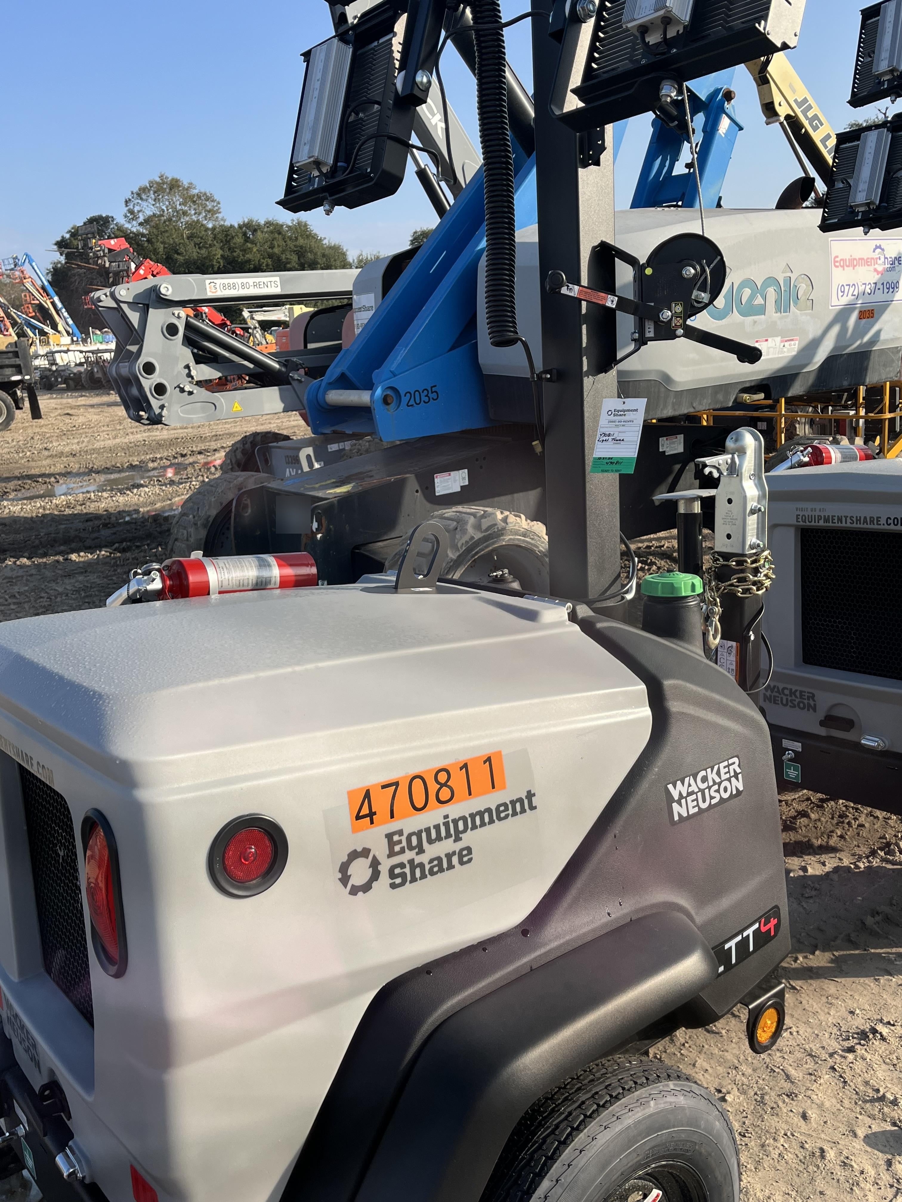 2024 Wacker Neuson LTT4 Diesel, Kohler KDW702, Deep Sea Controller, Auto Start, LED 320W, Bypass Outlet, T3