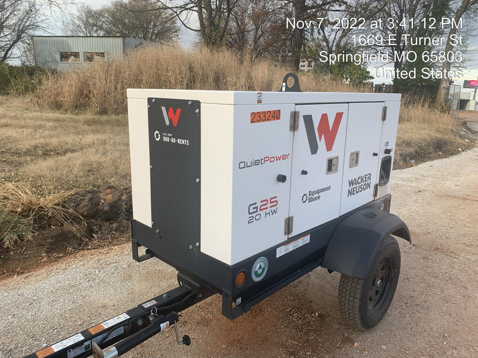 2022 WACKER NEUSON G25