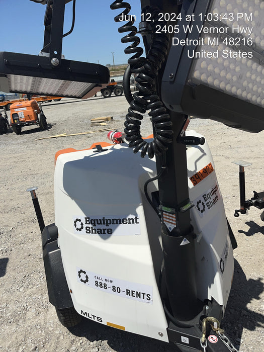 2024 Generac MLT2 Diesel, Flex Switch 120V Input, Powerzone Controller, 
(4) 320W LED Lights, 4kW Generator, 39.9 Gal Fuel Tank, 2" Ball, T3